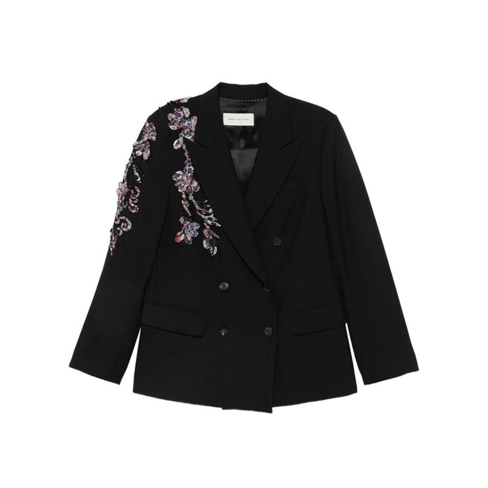 Dries Van Noten Women Giacca Doppiopetto Regular Fit Con Ricami